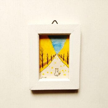 パステル画 思う モデルを使った絵 木製額ガラス入り パステル画 思う モデルを使った絵 木製額ガラス入り パステル画 木製額