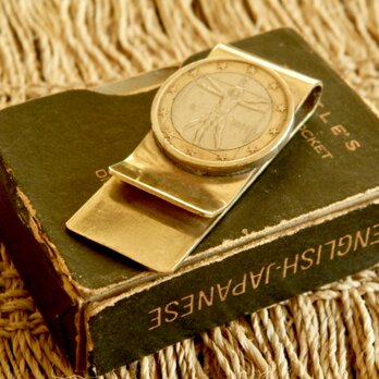 ＃M47  Italian Coin Money Clip