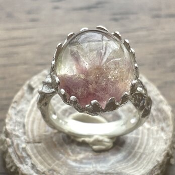 石の花レピドライドインクォーツリング