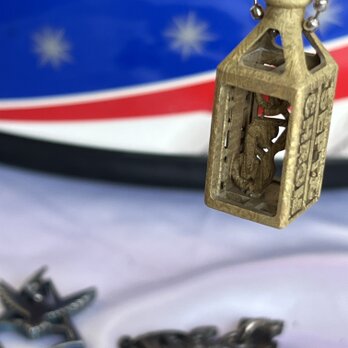 「バイクガレージ　大陸の記憶」オーダーメイドボトル型ネックレス