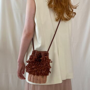 ハンドメイド ポシェット ☆ハンドメイド☆日本製☆本革☆お財布ポシェット☆サコッシュ