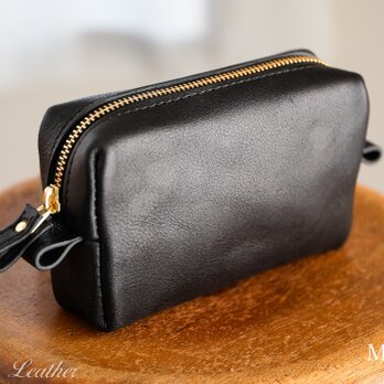 《GINO》ボックスファスナーポーチ（for Camera & Gadget）《3colors》Mサイズ