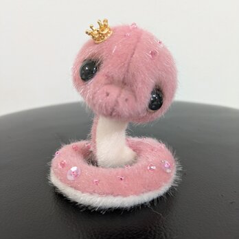 ぬいぐるみ☆ベビさん☆巳☆crown☆ピンク