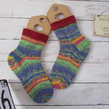 　冷え取りソックス ショートタイプ　Opal KFS 232 へび & Tweed