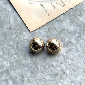 YN42-【 NAPIER 】ネイピア・ヴィンテージイヤリング 1960s PAT.PEND Gold Tone Dome