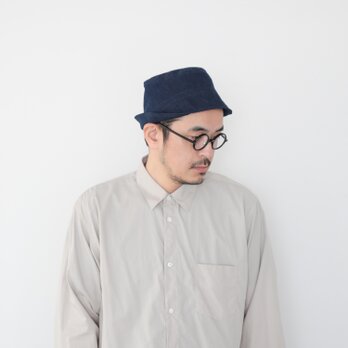 Pork pie hat / bluu denim
