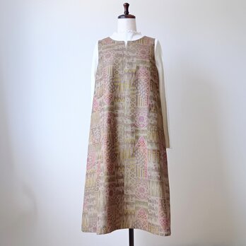 送料込み　チュニック　手作り　着物リメイク　花柄　パンタロン Sale 着物リメイク 浴衣リメイク かわいい花柄 チュニック