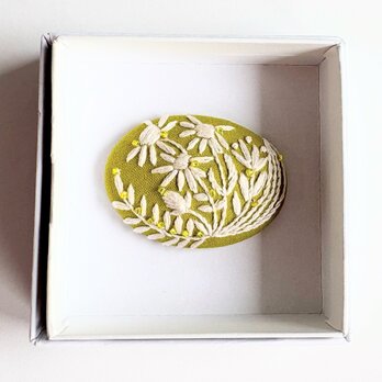 小さなお花の刺繍ブローチ・botanical#405