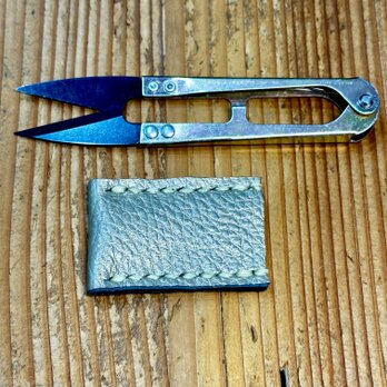 本革★糸切りばさみ　ばさみ　糸切バサミ　カバー　ケース★ハンドメイド