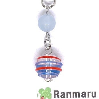 アクアマリン/天然石/パワーストーン/水風船/ヨーヨー/可愛い/ストラップ/キーホルダー⭐️