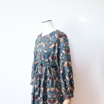 MODA　ストロベリーシーフのギャザーワンピース