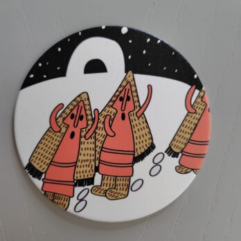 コースター　雪んこ