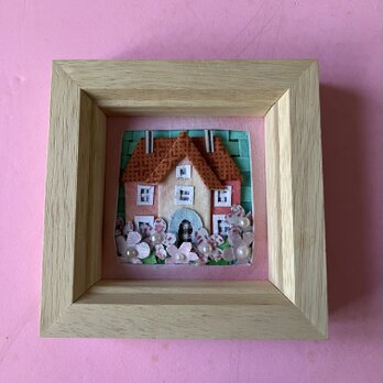 Little House ④ (ピンクの壁が可愛い家)