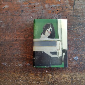 絵本なブックカバー『荷台の犬』