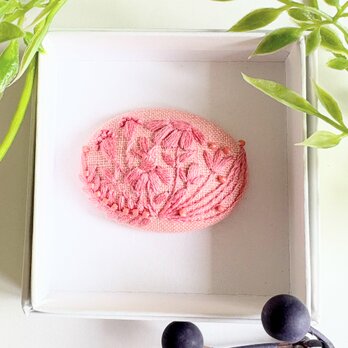 小さなお花の刺繍ブローチ・botanical#412