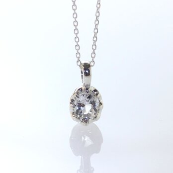 《国産宝石》Sv925 クォーツペンダント 0.93ct