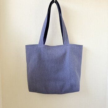 ヌビの特大トートバッグ（3mmピッチ・ネイビー）
