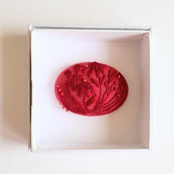 小さなお花の刺繍ブローチ・botanical#413