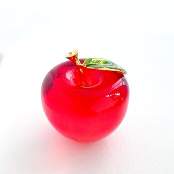 Red りんご｜ガラス製インテリアオブジェ 【efo2-2】