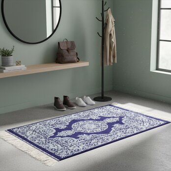 ペルシャ絨毯　ネイアブリシャム　カシャーン産　90x60㎝　PS9095