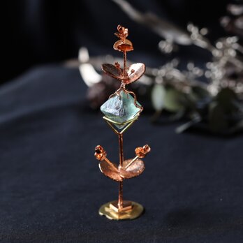 【花石】フローライトとユーカリ