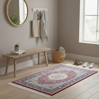 ペルシャ絨毯　ネイアブリシャム　玄関マット　120x80㎝　PS9029