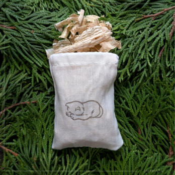 青森ひばサシェ〈猫〉ごめん寝 お昼寝 おやすみ ネコ