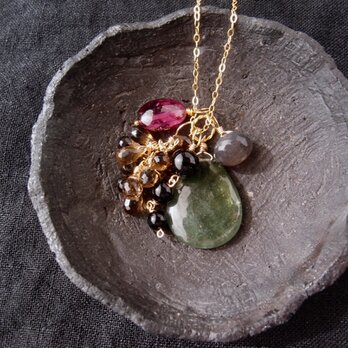 【K14gf】Charm Set・Necklace／チャームセット（Green Apatite）ネックレス用