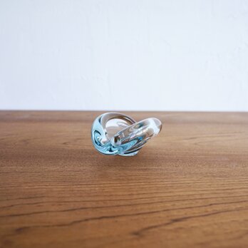 北欧ビンテージ Holmegaard ホルムガード アシュトレイ Sサイズ 北欧ガラス デンマーク