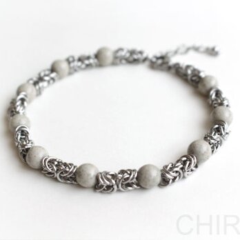 北投石 チェーン ブレスレット/ サージカルステンレス