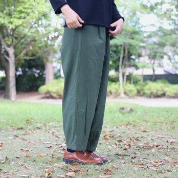 ⚪︎新作⚪︎天日干しタックパンツ（深緑）