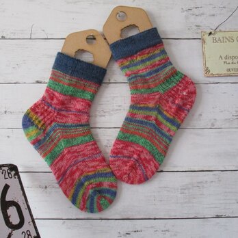 　冷え取りソックス ショートタイプ　Opal Hundertwasser 4051& Tweed