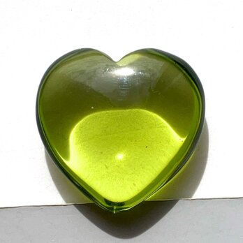 グリーンバルティックアンバー[248] 24x25mm 15Cts　 ルース／天然石／カボション