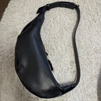 姫路レザーとイタリアンレザーのワンショルダーバッグ