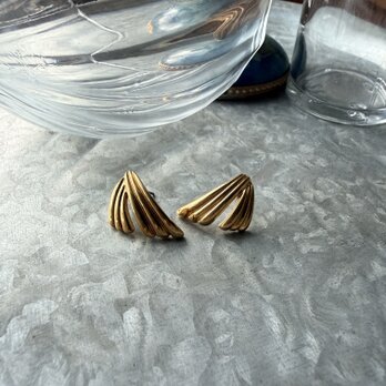 PA436-【 AVON 】エイボン・ヴィンテージピアス 1980〜90s Fluttering Ribbon