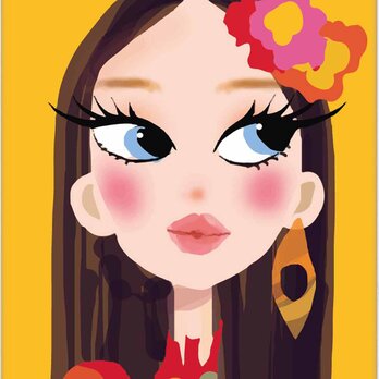 少女から卒業よ　送料無料 　イラスト　A4〜A0　ポスター　アートポスター　アート/sei検索新着順　3786