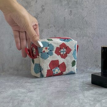 ミニミニポーチ /小さめでも大容量/化粧・メイク・リップ・充電器・サニタリー・小物整理/ギフトにも/ヴィンテージ