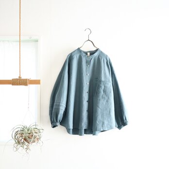 tuck tuck blouse (ash blue)