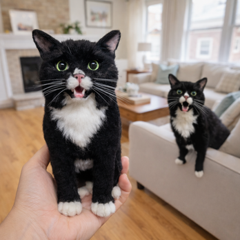 羊毛フェルト そっくり ペット オーダーメイド｜写真から作る ペットリアルぬいぐるみ｜愛犬 愛猫 うちの子 ロス 癒し グッズ