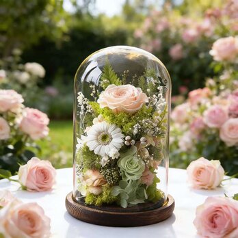 花飾り 玄関に飾る バラ 薔薇 ローズ、笑顔、プリザーブドフラワー、ドライフラワー、アレンジメント、結婚祝い 開店・開業祝い