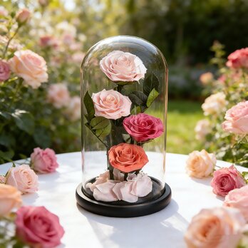 花飾り 玄関に飾る バラ 薔薇 ローズ、フランス メイラード風、プリザーブドフラワー、アレンジメント 記念日 誕生日プレゼント