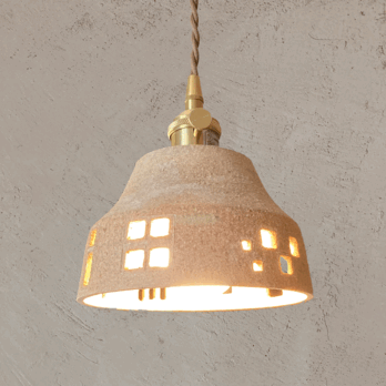 陶器のランプシェード