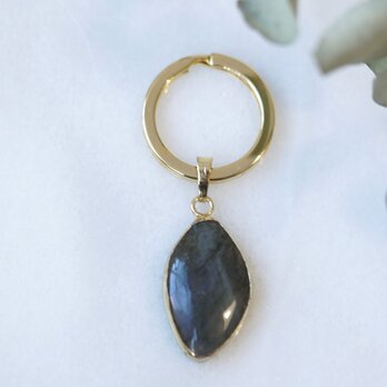 ラブラドライト　キーホルダー 01