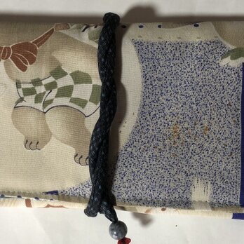８４８２　男の子の着物で作った和風財布・ポーチ