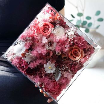 プリザーブド、フラワー、アレンジメント、美の形、ドライフラワー、薔薇 ローズ、結婚祝い 記念日、誕生日のコピーのコピー