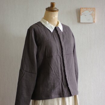 miiko様オーダー品タブルガーゼの長袖カーディガン