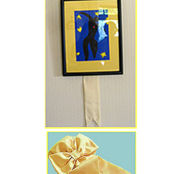 フレームリボン（壁飾り）ミモザ