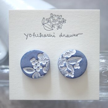 : : : 陶土の草花耳かざり : : : 1391（ピアス）