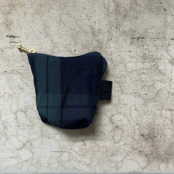チェック模様のちょこっとポーチ(202)