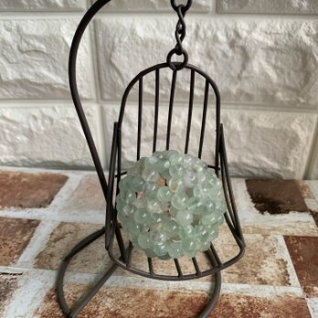 揺り椅子付き！フローライトボール②大きめ♪